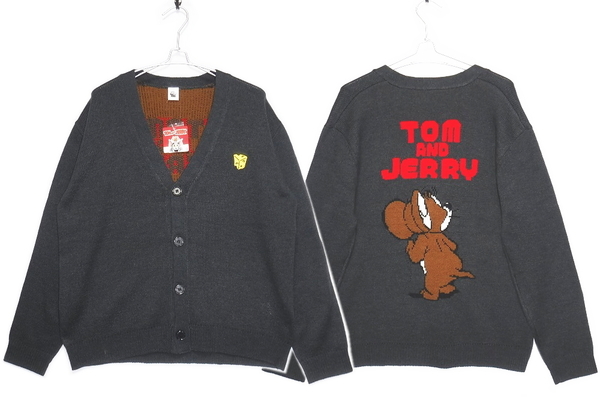 即決■★Tom and Jerry トムとジェリー★■カーディガン：SIZE=L