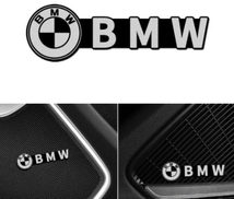 送料無料BMWミニ エンブレム 4個 ロゴシール スピーカー E65 E66 E81 E83 E87 E89 E90 E91 E92 E93 F01 F07 F10 F11 F20 F30 F32_画像2