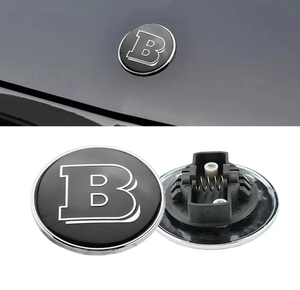 送料込み BRABUS ブラバス MercedesBenz メルセデス ベンツ ボンネット バッチ エンブレム 直径約56mm w213w463w212w205w204