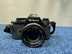 1円から～　Nikon ニコン　EM 50mm F1.8 フィルムカメラレンズ付き　動作未確認　現状品