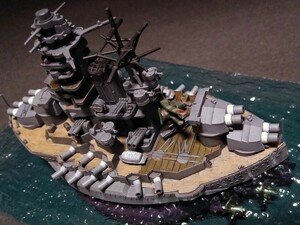 フジミ ちび丸艦隊 陸奥【塗装完成品】