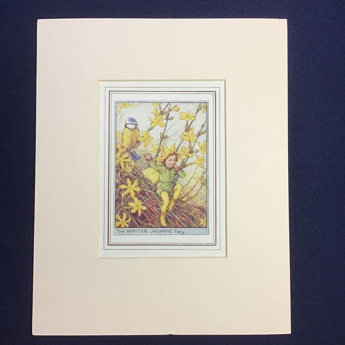 Cicely Mary Barker Fée de la fleur de jasmin Image encadrée Royaume-Uni Grande-Bretagne Christianisme Hymne Poésie Illustration Peintre de la Bible Peinture à l'aquarelle Écrivain pour enfants, ouvrages d'art, peinture, autres