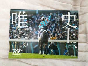 【1円スタート・未使用・非売品】2024年(令和6年) JRA競馬カレンダー ディープインパクト トウカイテイオー JRA KEIBA 競馬