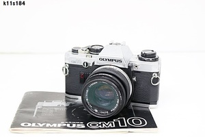 K11s184 Olympus OM10 ZUIKO MC AUTO-S F1.8 50mm カメラ シャッター○ その他動作未確認 60サイズ