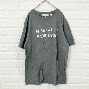 B:MING by BEAMS ビーミング バイ ビームス コットンTシャツ 20S-BB858 Lサイズ グレー 送料無料