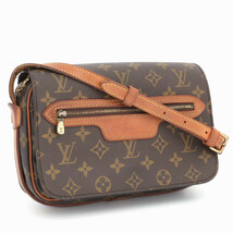 ルイヴィトン LOUIS VUITTON モノグラム サンジェルマン24 ショルダーバッグ 斜め掛け ブラウン レディース レザー M51210_画像1