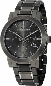 ほぼ新品　Burberry バーバリー BU9354 クロノグラフ メンズ 腕時計 クォーツ ブラック　ウォッチ