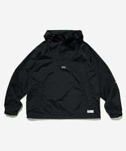 WTAPS ダブルタップス 今季 ナイロン アノラック ジャケット 黒 サイズ01 S 232WVDT-JKM03の新品未着用