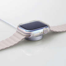 Apple Watch Series 9 41mm用ソフトバンパー [&me] 傷や衝撃から本体側面を守るオーロラのような輝き: AW-23BBPUACR_画像5