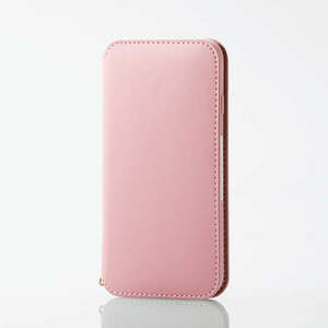 iPhone SE3/SE2/8/7 NEUTZ 手帳型レザーケース 磁石付 PM-A22SPLFY2PN（ピンク）×1個