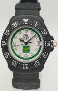 【稼働品】ボーイズ クォーツ タグホイヤー TAGHEUER Professional 200m フォーミュラ1シリーズ 383.513/1 限定BP文字盤 純正ベルト