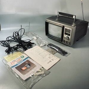 Z2-861【NECカラーテレビ】通電・昭和レトロ　パペット9 ’80 1-6月期製　CT-9P1Z型　取説 基本回路図付き