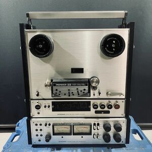 Z2-925【パイオニア オープンリールデッキ】動作未確認・TAPE REC PLAY SYSTEM PIONEER 4/4 RTU-11 TAU-11 電源ケーブル欠品