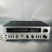 Z2-955【Sansui 22】ジャンク品・部品取り　山水 TUNER AMPLIFIER　ガラス割れ有　約W44T35H15㎝_画像3