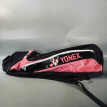 Z2-975【YONEX テニス ラケットバッグ】ヨネックス リュック バックパック ラケット２本収納用 およそのサイズ：W35T18H72_画像5