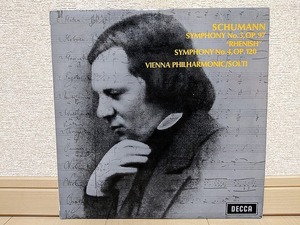 英DECCA SXL-6356 ショルティ シューマン 交響曲第3&4番 オリジナル盤