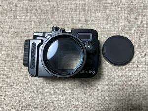 SEA&SEA MDX-10 FUJIFILM X10 X20 水中 カメラ ハウジング 防水 ケース 美品 アルミ アルマイト処理 富士フィルム デジカメ ダイビング