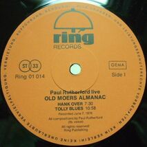 ３枚で送料無料【独Ring】Paul Rutherford/Live - Old Moers Almanac_画像2