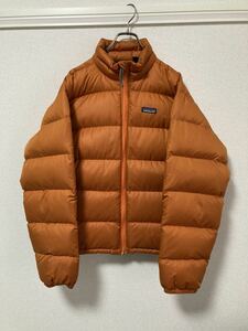 02年製 patagonia パタゴニア ダウンジャケット ビンテージ オレンジ サイズM☆90s ダスパーカー パフボール ファイヤーボール ヌプシ