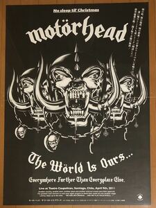 全786 映画ポスター モーターヘッド ザ・ワールド・イズ・アワーズ Motorhead The World Is Ours B1サイズ