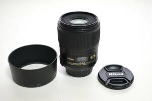 ■美品　Nikon ニコン AF-S Micro NIKKOR 60mm f2.8G ED　マクロ