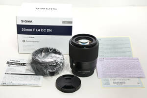 ■新同美品　SIGMA シグマ30mm F1.4 DC DN マイクロフォーサーズ用