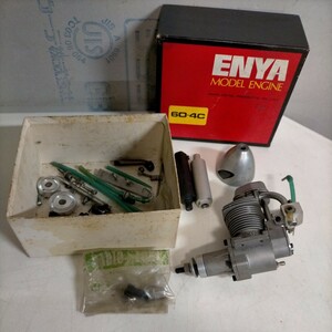 【コレクター放出/ジャンク品】ENYA 60-4C エンヤ モデルエンジン パーツ色々●中古/動作未確認未清掃/現状渡し/状態は写真でご確認を/NCで