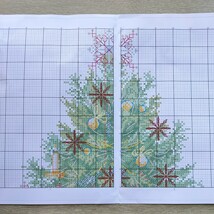 クロスステッチキット クリスマスツリー モミの木 14CT 31×48cm 刺繍_画像3