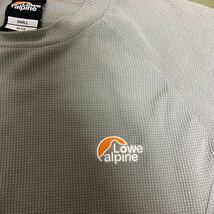 Lowe alpine ロウアルパイン　サーマル 長袖 Tシャツ　グレー　ロンT メンズ　サイズS 大きめ　アウトドア_画像2