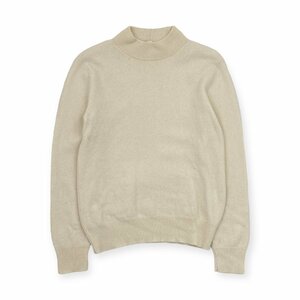 カシミヤ100%◆UNIQLO ユニクロ ハイネック ニット セーター サイズXS/ホワイト系/メンズ/カシミア m-80