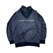 2点セット◆2WAY◆Heal Creek ヒールクリーク ハーフジップ ジャージ プルオーバー×ベスト サイズ50/ネイビー/メンズ ゴルフ スポーツ_画像2