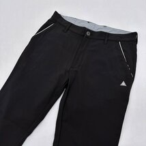 le coq sportif ルコックゴルフ 裏フリース ナイロン スラックスパンツ ボトムス サイズ 82/ 黒 ブラック スポーツ メンズ_画像3