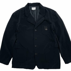 PICONE CLUB ピッコーネ 4B 中綿 ナイロン テーラードジャケット ブレザー サイズ 4/ブラック レディース 日本製