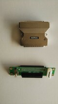 SCSI HDD用 変換基板80pin-68pin とアダプター 動作未確認_画像1