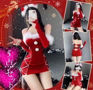 クリスマス サンタ セクシー系 コスプレ レディース ミニ ショート