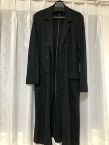 GACKT "надеты" genepar YUKIO MISHIBA пальто длинное пальто Cesta - внешний vartix черный 