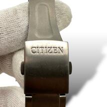 【美品】CITIZEN シチズン 腕時計 電波ソーラー アテッサ クロノグラフ チタニウム 文字盤 黒色 AT3050 動作品 取説有り_画像9