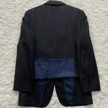 美品/希少L バーバリーブラックレーベル スーツ セットアップ ノバチェック ラムウール100% 40R ブラック 黒 BURBERRY BLACK LABEL 春秋冬_画像7