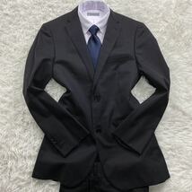 美品/希少L バーバリーブラックレーベル スーツ セットアップ ノバチェック ラムウール100% 40R ブラック 黒 BURBERRY BLACK LABEL 春秋冬_画像2