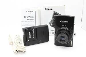 ★良品★キャノン Canon IXY 190 ブラック コンパクトデジタルカメラ L940#1950