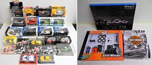 071Z182★【中古品】ミニカー グッズ まとめ セット ① レーシングカー/バイク/乗用車 MINICHAMPS/京商/EBBRO/Ferrari/HOT WHEELS