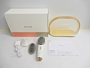 103Z166★【中古品】YAMAN/ヤーマン myse ミーゼ スカルプリフト プラス ポーチセット EMS 頭皮 リフトケア 美顔器