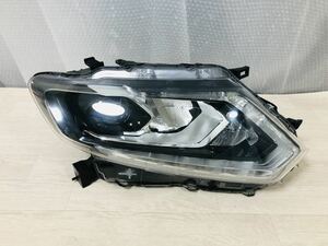 訳あり　日産 エクストレイル T32 右 ヘッドライト LED KOITO コイト 100-17942 前期 打刻印:F 管2300856