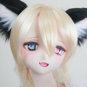 【ちゆ】DDH-09カスタムヘッド SW肌ソフビ盛り+アイ7種+舌パーツ3種　- 難あり -