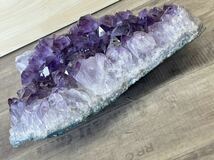 アメジスト 約14.9kg 紫水晶 天然石 パワーストーン 鉱物 置物 原石_画像3
