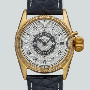 アンティーク Marriage watch VACHERON & CONSTANTIN 懐中時計をアレンジした 35mm のメンズ腕時計 半年保証 手巻き スケルトン