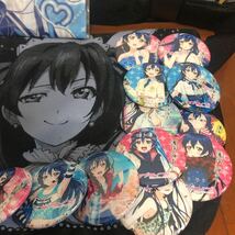 ラブライブ! μ's 園田 海未 缶バッジ メッセンジャーバッグ 応援バンダナ 現状品 ( バッグ バック バッジ バッヂ バンダナ )_画像4