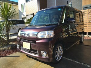 100円売切り　平成24年　タント　G　走行134000キロ　車検令和7年1月　エコアイドル　ナビ＆テレビ　パワースライドドア　ETC　修復歴なし