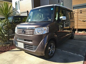 100円売切り　平成25年　N-BOX＋　G　SSパッケージ　走行131500キロ　車検令和6年8月　両側パワースライドドア　２トンルーフ　修復歴なし