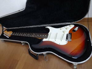 USD美品　Fender USA ストラトキャスターST-STD 3TS/R Stratocaster　●ハードケース付属